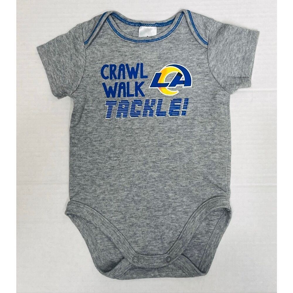 Team Apparel Los Angeles Rams Bodysuit Boys Size 0/3 Months